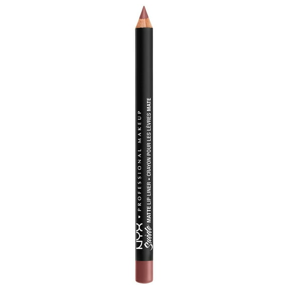 NYX Professional Makeup Suede Matte Lip Liner, velvet smooth matte finish, vegan formula Whipped Caviar