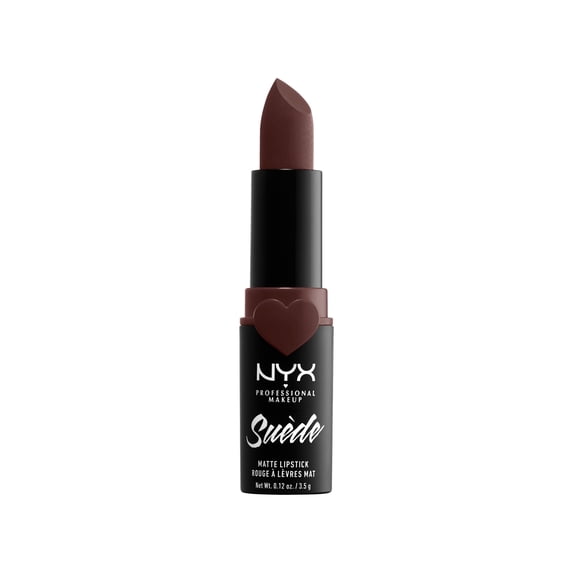 NYX Professional Makeup Suede Matte Lipstick, lightweight vegan formula, Cold Brew