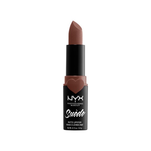 NYX Professional Makeup Suede Matte Lipstick, lightweight vegan formula, Free Spirit