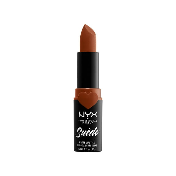 NYX Professional Makeup Suede Matte Lipstick, lightweight vegan formula, Peach Don't Kill My Vibe