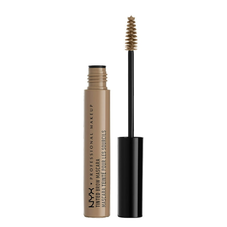 unnobe Eyebrow Mascara ×8 NYX Professional Makeup Eyebrow Tinted Mascara, Blonde - Walmart.com