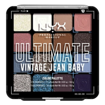 NYX Professional Makeup Ultimate Color Palette, Vintage Jean Baby