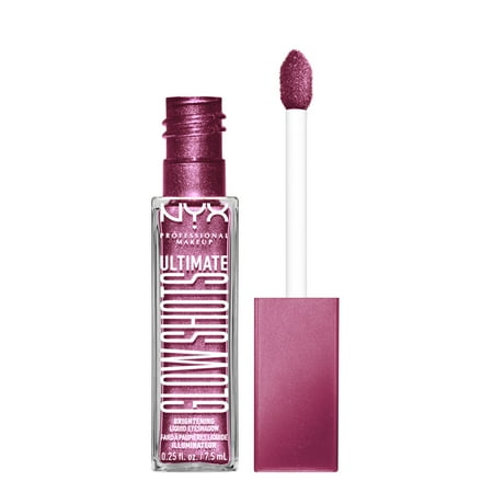 NYX Professional Makeup Ultimate Glow Shots Shimmer Liquid Eyeshadow, Plum Player