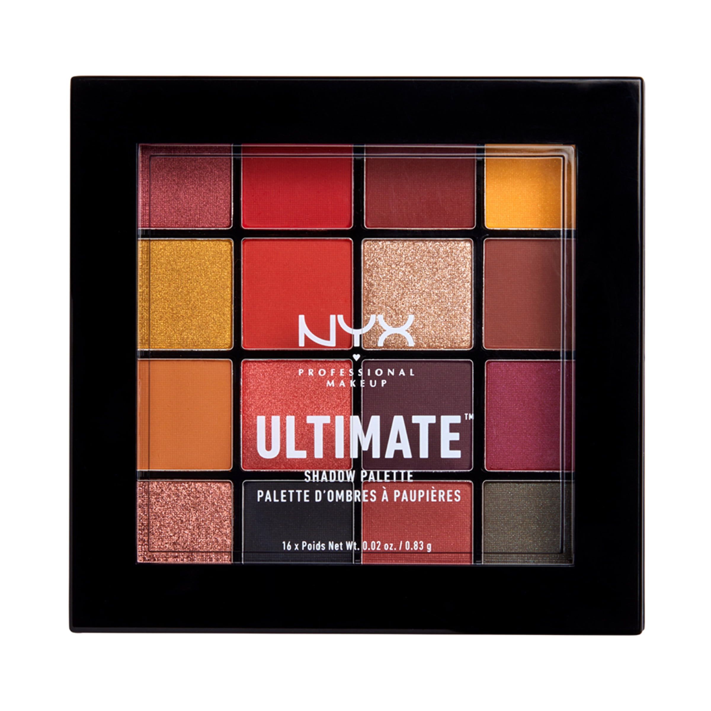 stof Kano Betjening mulig NYX Professional Makeup Ultimate Eye Shadow Palette, Warm Neutrals, 0.32 oz  - Walmart.com