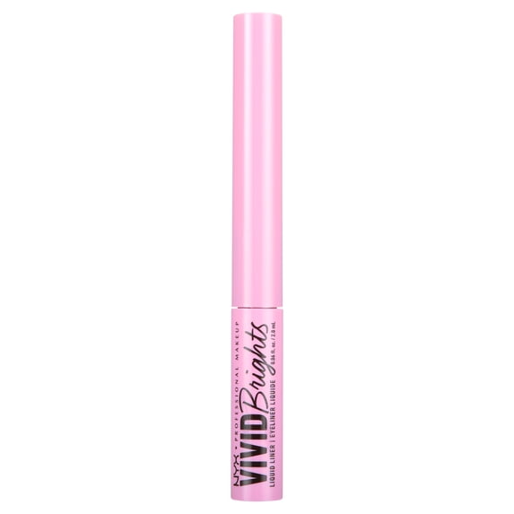 NYX Professional Makeup Vivid Bright Matte Liquid Eyeliner, Sneaky Pink, 0.06 fl oz