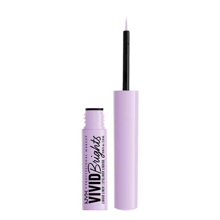 NYX Professional Makeup Vivid Brights Liquid Liner, Smear