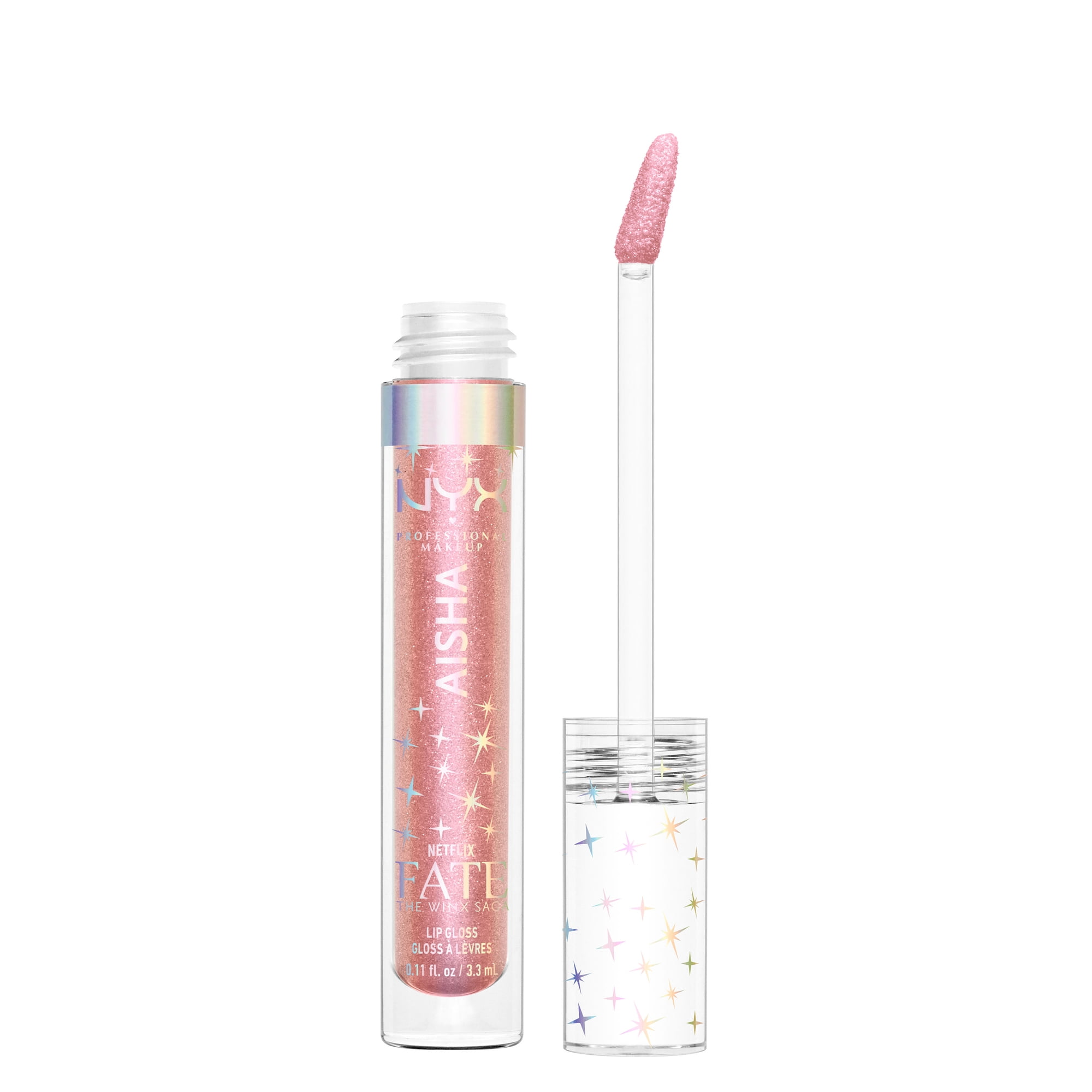 NYX Professional Makeup X Netflix Winx Fairy Lip Gloss, Aisha