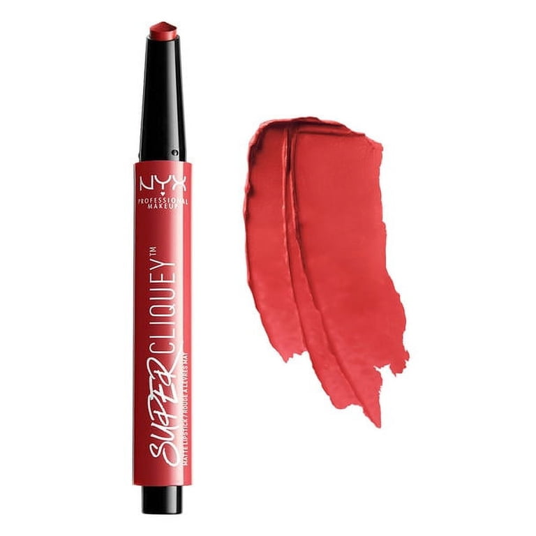 NYX Super Cliquey Matte Lipstick - Snarky, Satin-matte finish
