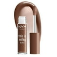 thumbnail image 1 of NYX PROFESSIONAL MAKEUP This Is Milky Gloss, Vegan Lip Gloss, 12 Hour Hydration - Milk The Coco (Chocolate Brown), 1 of 8