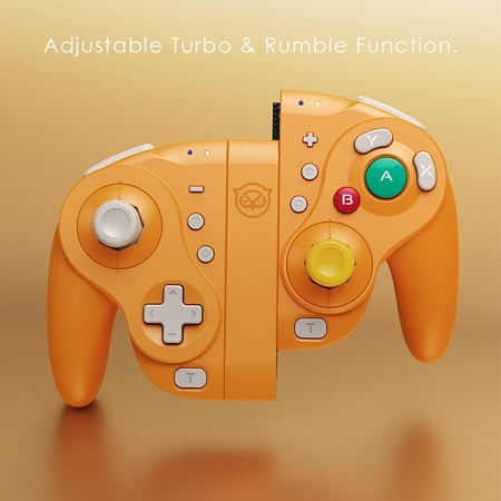 NYXI Wizard Wireless Joy-pad for Switch2/Switch OLED/Switch Lite Orange
