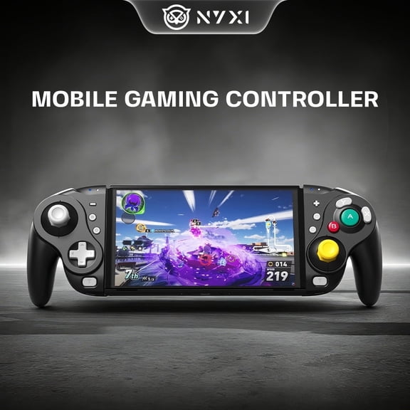 NYXI Wizard Wireless Gamepad with Hall Effect Joystick, Programmable Buttons for Nintendo Switch, Switch 2, Switch Oled, and Switch Lite (Black)