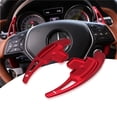 thumbnail image 1 of NYZAUTO Aluminum-Alloy Steering Wheel Paddle Shifter Extension Compatible with Mercedes Benz A B E GLA GLK SLK M GL Class (Model A-Red) C105, 1 of 3