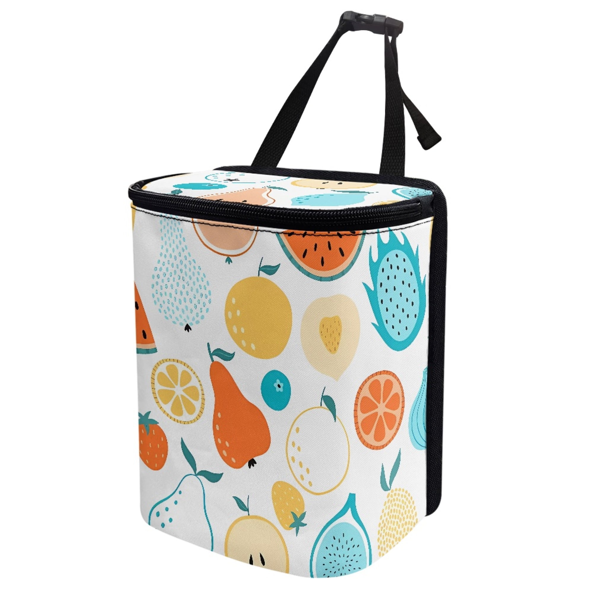 NYZNIA Car Trash Can Hanging Waterproof Fruits Car Seat Trash Bag with