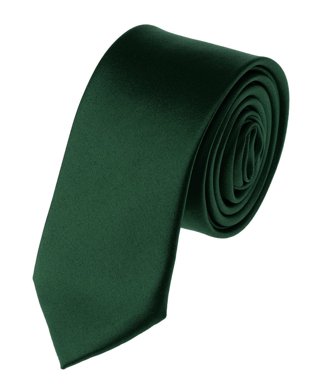 NYfashion101 Men's Solid Color 2" Skinny Tie - Oasis Color, Microfiber, Handmade