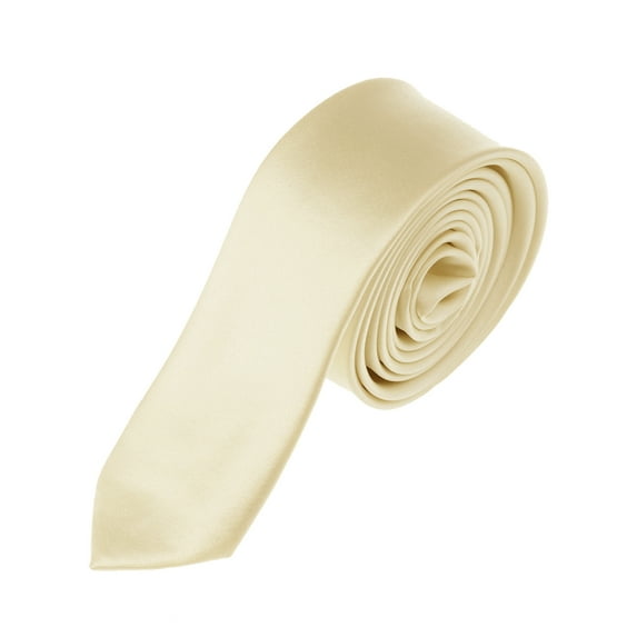 NYfashion101 Mens Solid Color 2.75" Slim Tie