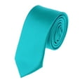 thumbnail image 1 of NYfashion101 Mens Solid Color 2.75" Slim Tie, 1 of 1