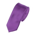 thumbnail image 1 of NYfashion101 Mens Solid Color 2.75" Slim Tie, 1 of 1