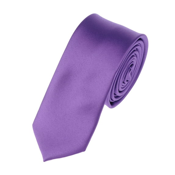 NYfashion101 Mens Solid Color 2.75" Slim Tie