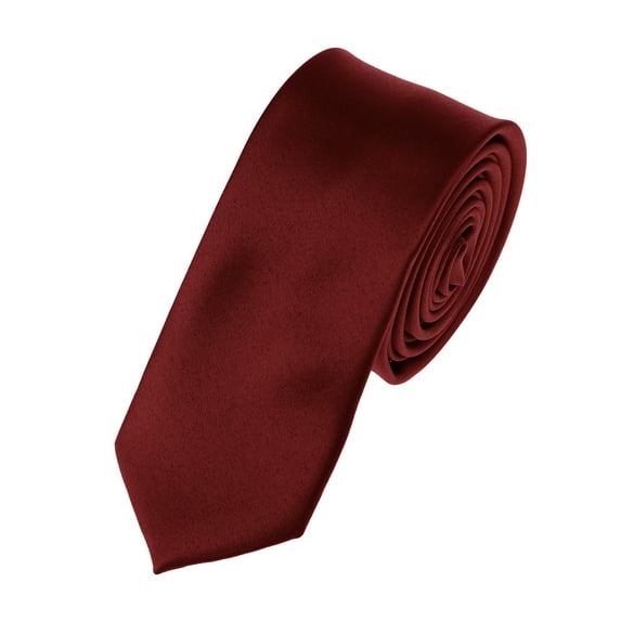NYfashion101 Mens Solid Color 2.75" Slim Tie