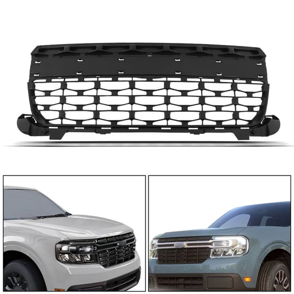 NZ6Z8200CA For Ford Maverick 2022-2023 Front Bumper Upper Grille Honeycomb Grill
