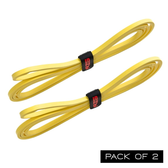 NZG 100% Latex-Free Organic Rubber Resistance Bands (2-Band Set, 10LB)