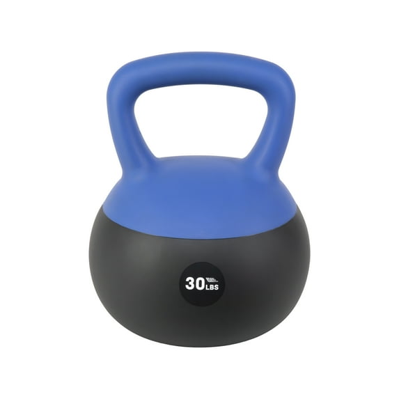 NZG Iron Sand Soft Kettlebell, Shock-Proof Weights (30lb)