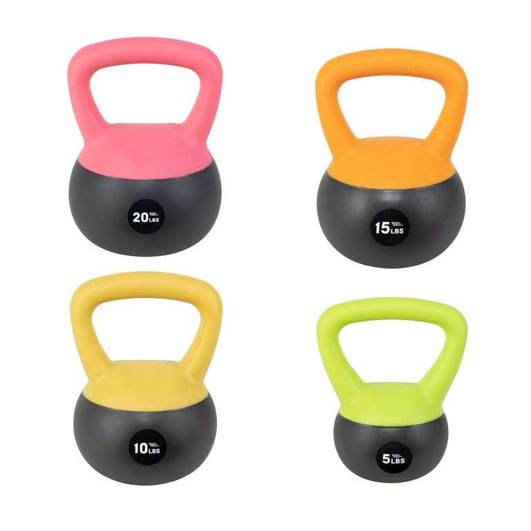 NZG Iron Sand Soft Kettlebell Shock Proof Weights 50lb Set