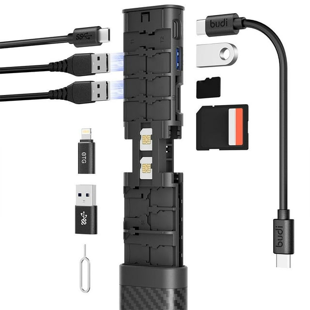 NZRUANE 10in1 USB C Type C Hub Multiport Adapter }χ &_ η∫ 'ш