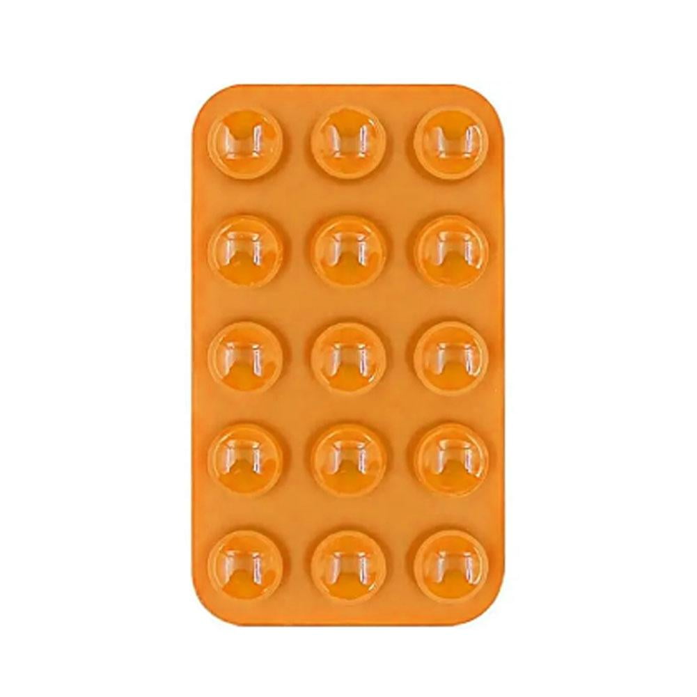 Universal Silicone Suction Phone Pad Transparent 2 Pieces main image 0