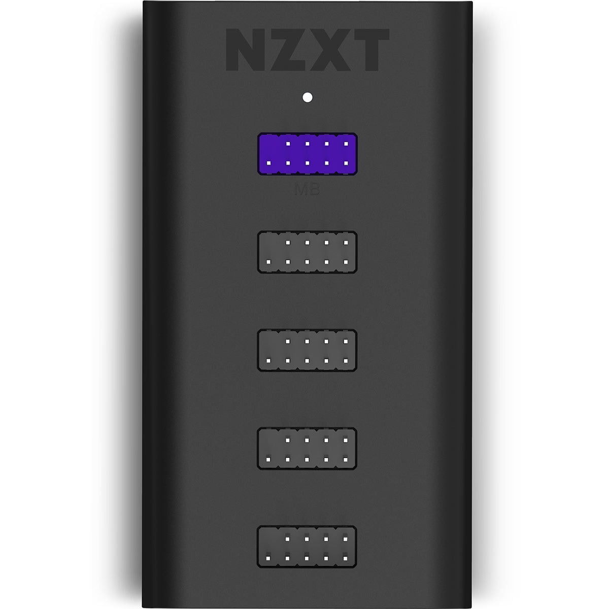 NZXT Internal USB Hub 3 - 4 Porte USB 2.0 Interne, Design Compatto Con Adesivi Magnetici