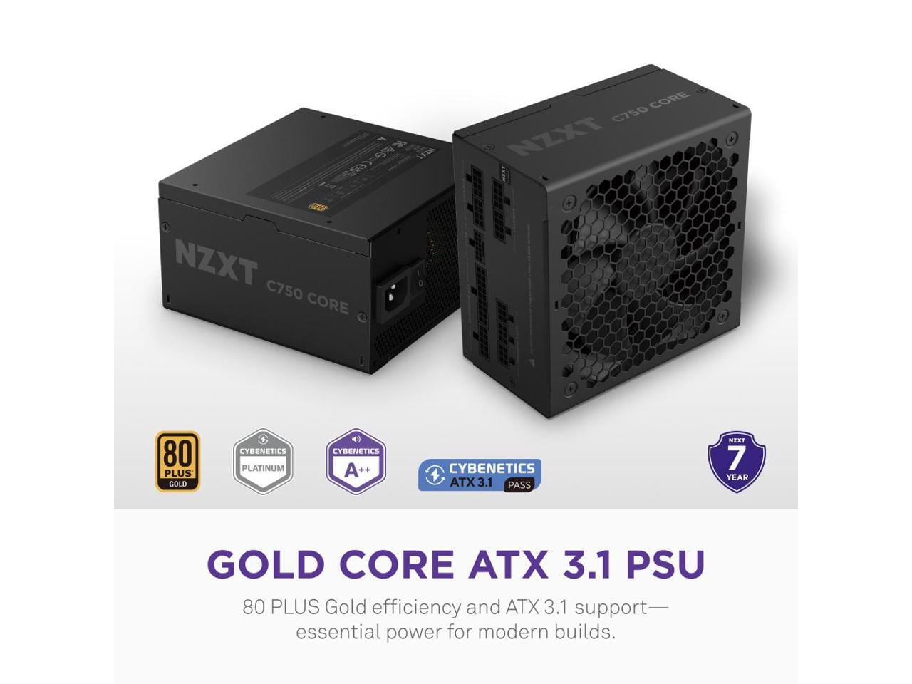 NZXT C750 Gold Core 80Plus Gold Fully-modular ATX 3.1 Power Supply