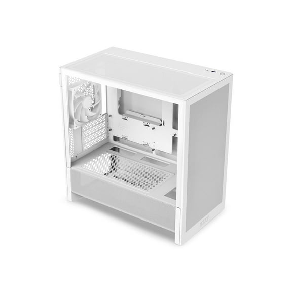 NZXT CCC-H31FW-01White SGCC / Tempered Glass Micro ATX Cases Case (Computer Cases - ATX Form)