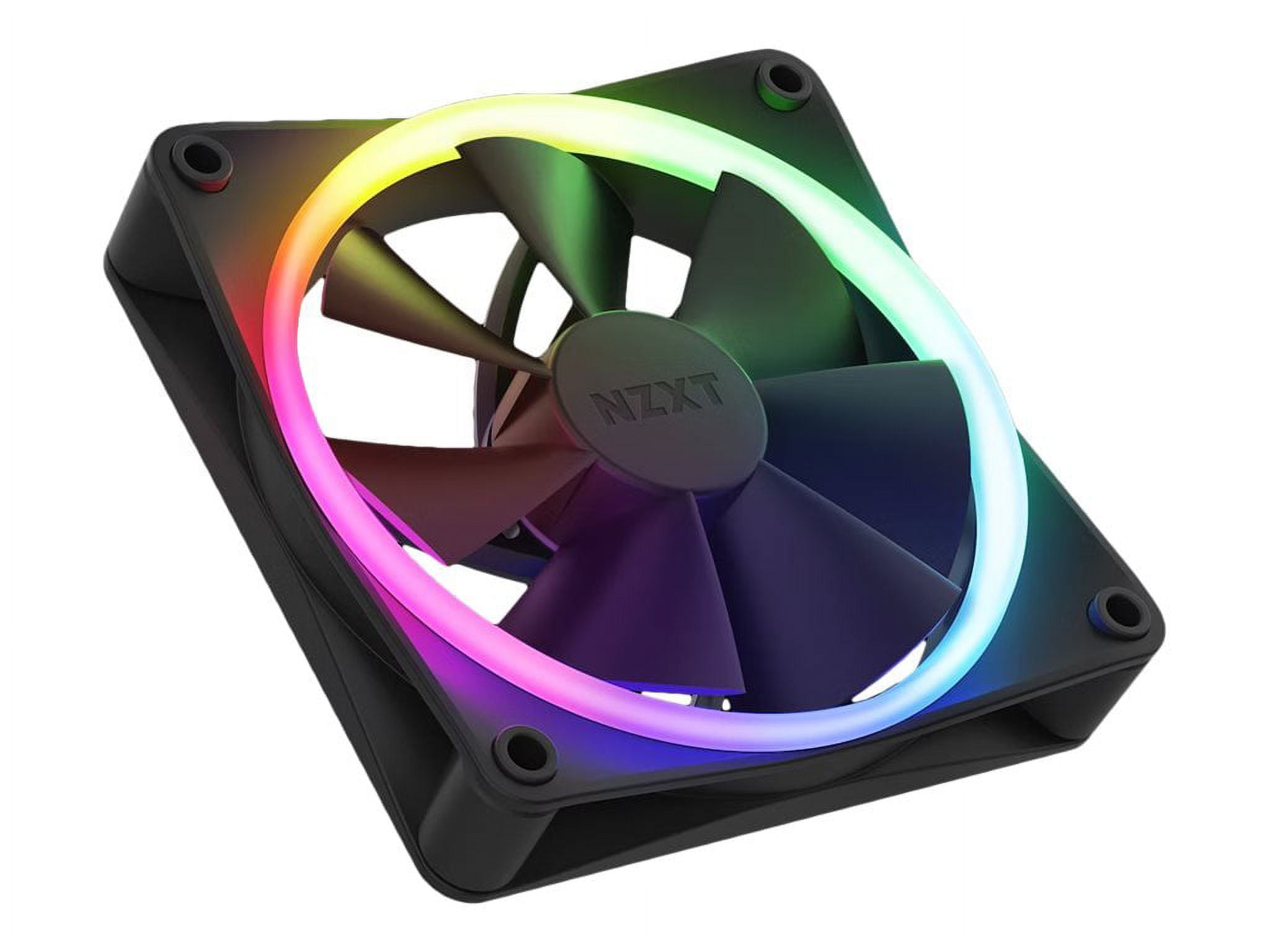 NZXT F Series F120 RGB Triple Pack - Case fan - 120 mm - matte black