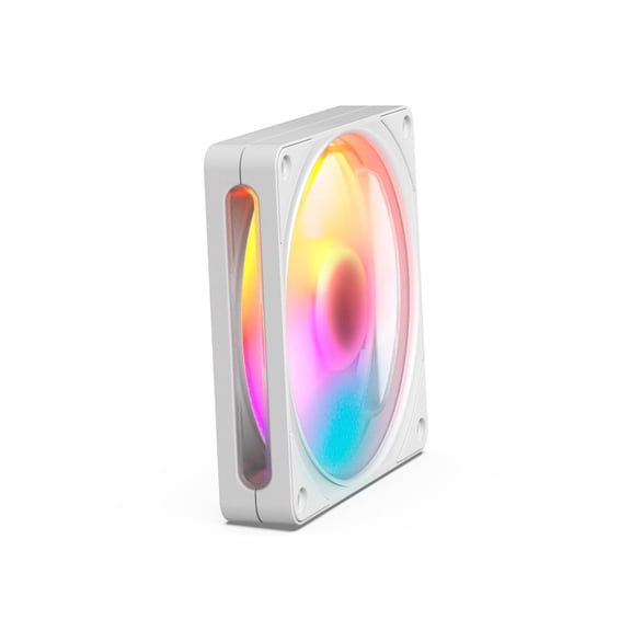 NZXT F120 RGB White 120mm PWM Addressable RGB Case Fan