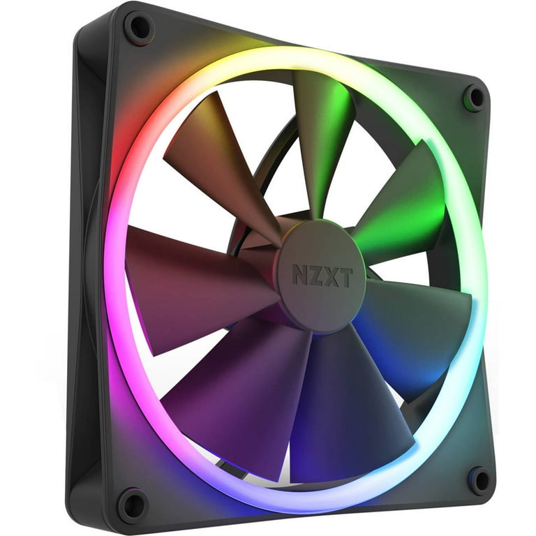 NZXT F140 140mm Hub-Mounted RGB Core Fan, Matte Black
