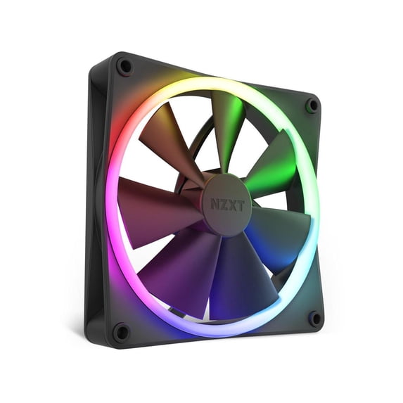 NZXT Aer F140 RGB Black - High Performance Airflow Fans - Single
