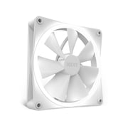 NZXT F140 RGB Fans - RF-R14SF-W1 - Advanced RGB Lighting Customization - Whisper Quiet Cooling - Single RGB Fan & Controller Required & NOT Included - 140mm Fan - White