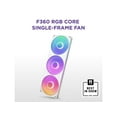 thumbnail image 1 of NZXT F360 RGB CORE RF-U36HF-W1 360mm RGB LED Single-Frame RGB Fan Unit, 1 of 7