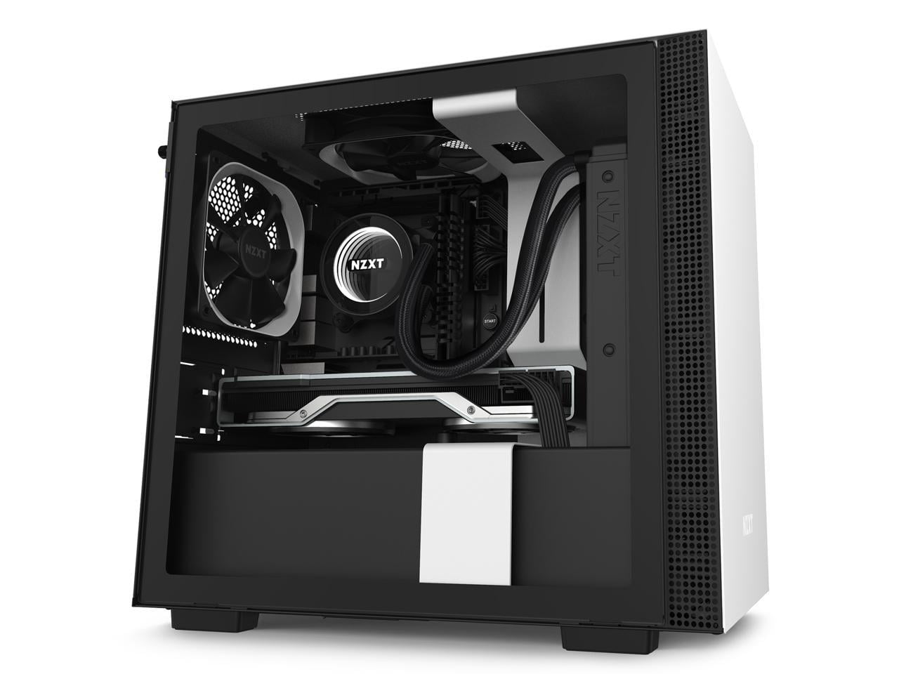 【新品未開封】NZXT H210i White & Black NZXT H210 - Mini-ITX PC Gaming Case - Front I/O USB Type-C
