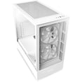 thumbnail image 1 of NZXT H5 Elite Premium Compact Tempered Glass ATX Mid-Tower Case, Matte White, 1 of 9