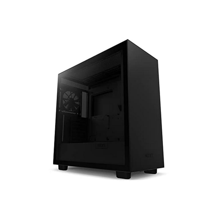 NZXT H7 - Mid-Tower PC Gaming Case - Tempered Glass - Enhanced Cable  Management Water-Cooling Ready - Black 