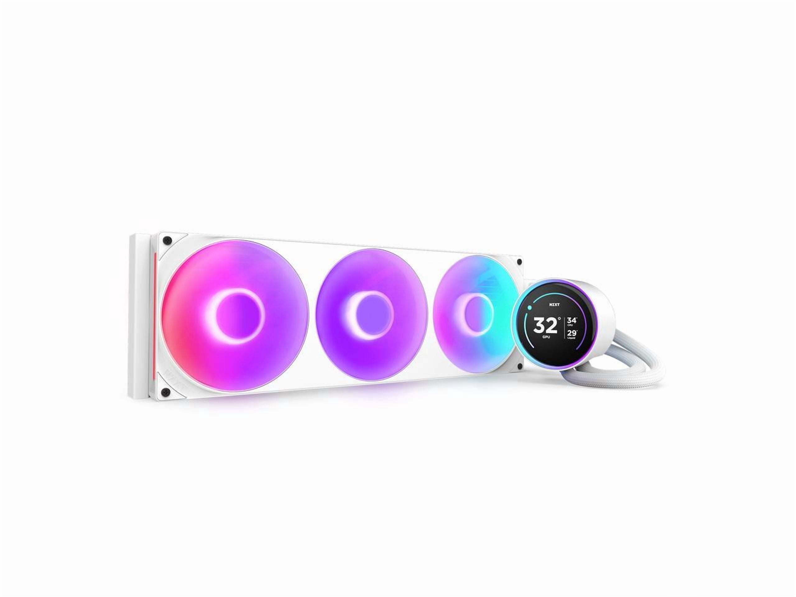 NZXT Kraken Elite 420 RGB 420mm AIO Liquid Cooler with 2.72