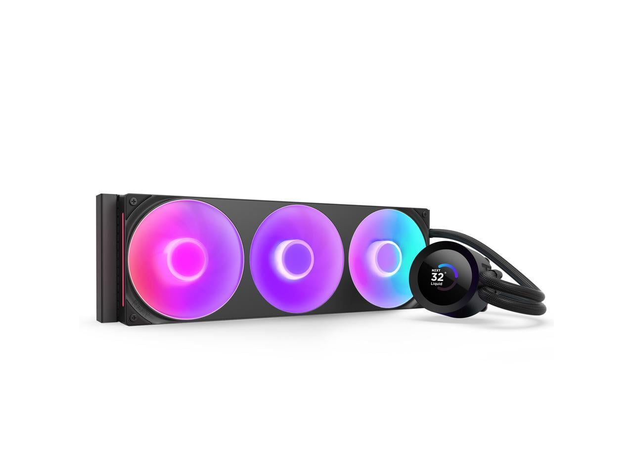 【未使用】 NZXT Kraken 360 ブラック BLACK 訳アリ NZXT RLKR360B2 Kraken Plus 360 RGB AIO CPU Liquid Cooler Black
