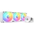 thumbnail image 1 of NZXT Kraken Elite RGB 360mm - RL-KR36E-W1 – RGB AIO CPU Liquid Cooler – Customizable LCD Display - 3 x F120RGB Core Fans Radiator Fans White LGA 1851/1700 AMD AM5 Compatible, 1 of 5
