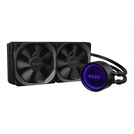 NZXT - Kraken X53 240mm RGB All-in-one Liquid CPU Cooler - Black