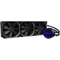 thumbnail image 1 of NZXT Kraken X73 360mm - RL-KRX73-01 - AIO RGB CPU Liquid Cooler - Rotating Infinity Mirror Design - Powered By CAM V4 - RGB Connector - 3 x Aer P120 120mm Radiator Fans LGA 1700 Compatible, 1 of 6