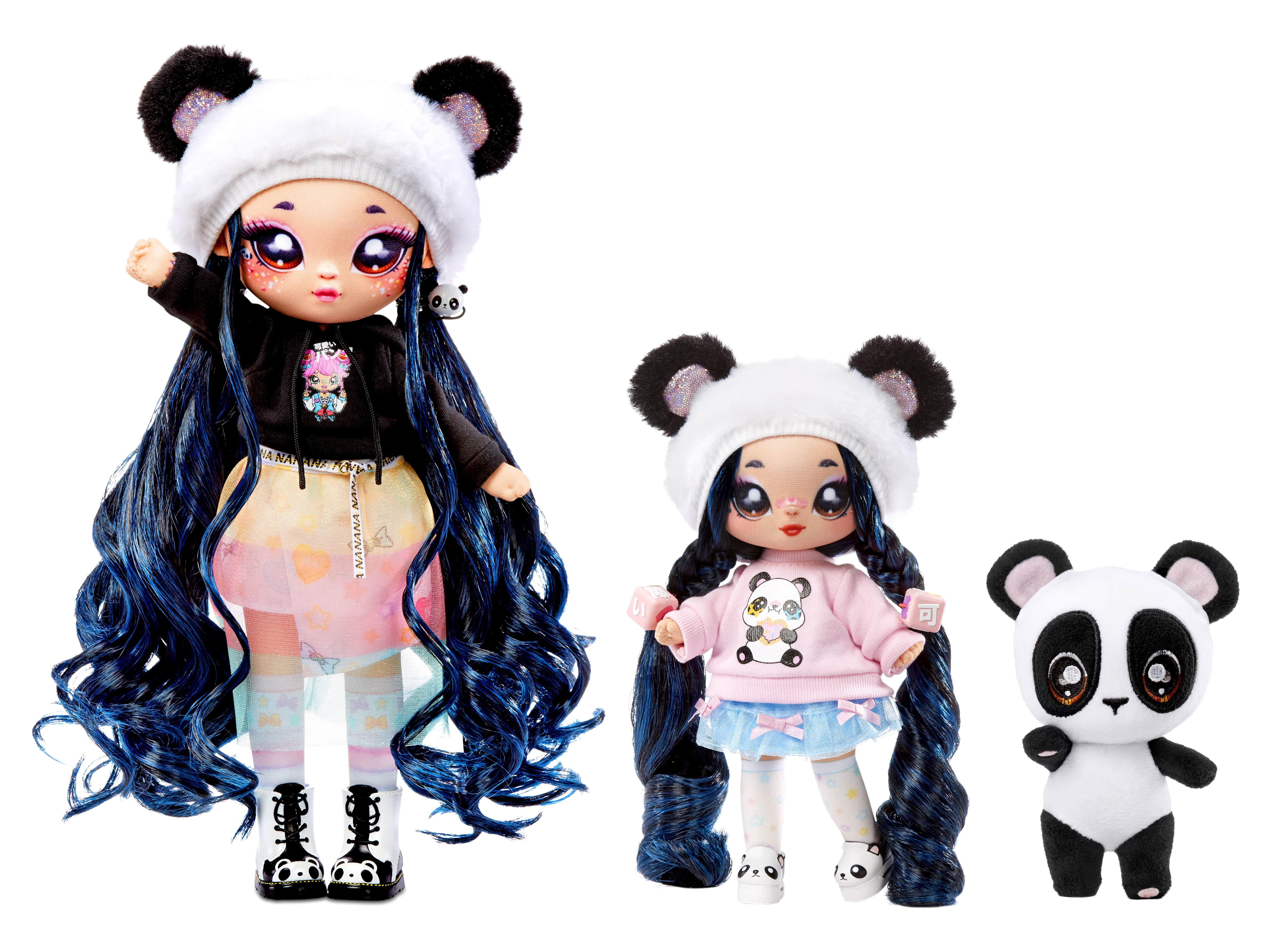 Na Na Na Surprise Teens Panda Family Soft Doll Playset Toy