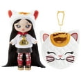thumbnail image 1 of Na Na Na Surprise Glam Series 2 Liling Luck - Lucky Cat-Inspired 7.5" Fashion Doll with Black Hair and Metallic Clip-on Kitty Purse, 2-in-1 Gift, Toy for Kids Ages 5 6 7 8+ Years, 1 of 8