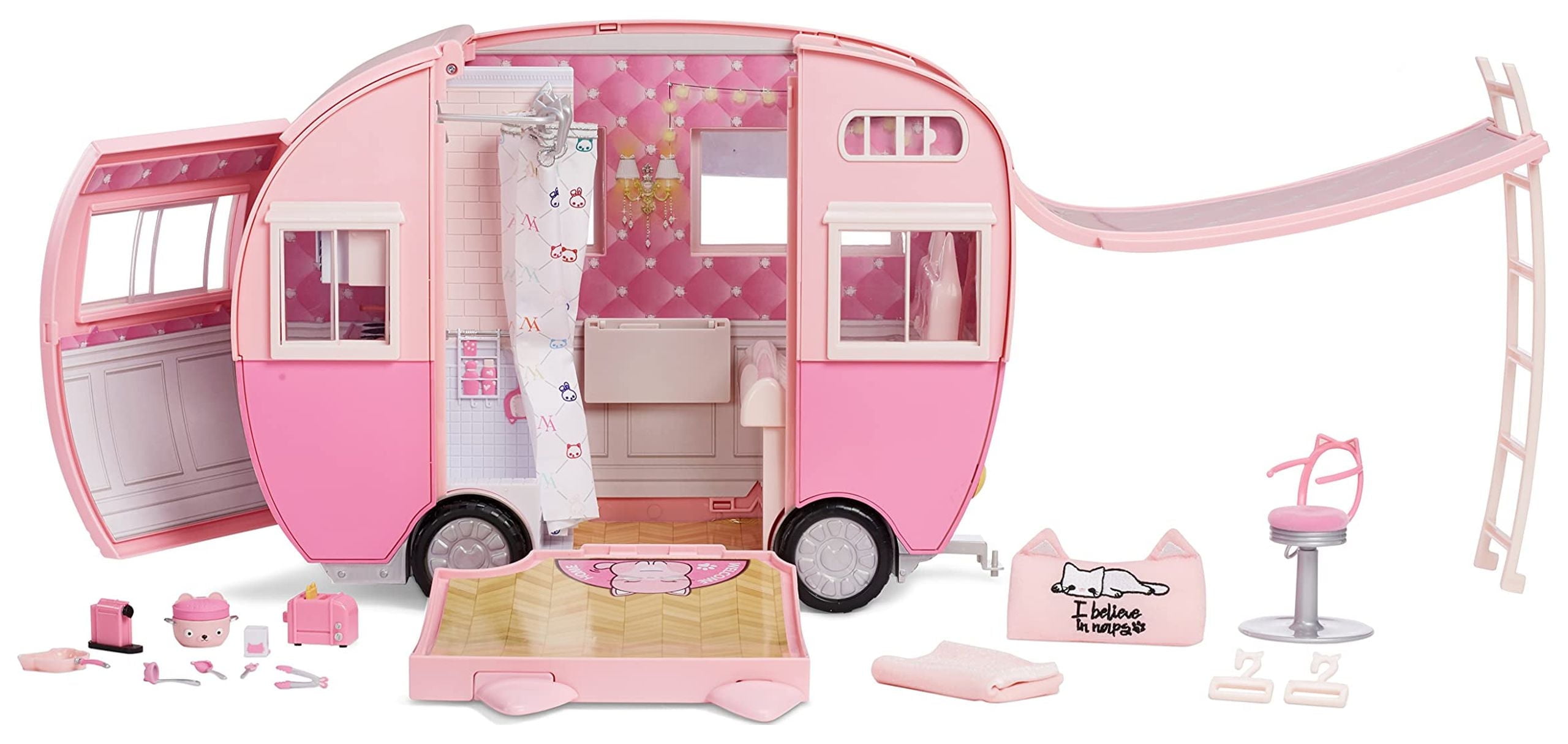 Na Na Na Surprise Kitty-Cat Camper Playset