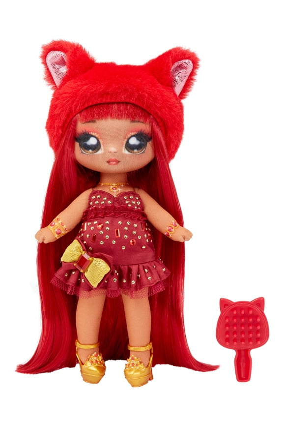 Na Na Na Surprise Sweetest Gems Ruby Frost 7.5" Fashion Doll Garnet Birthstone-Inspired (Red) Ages 4+